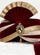 Dulha Maroon Color Velvet Safa